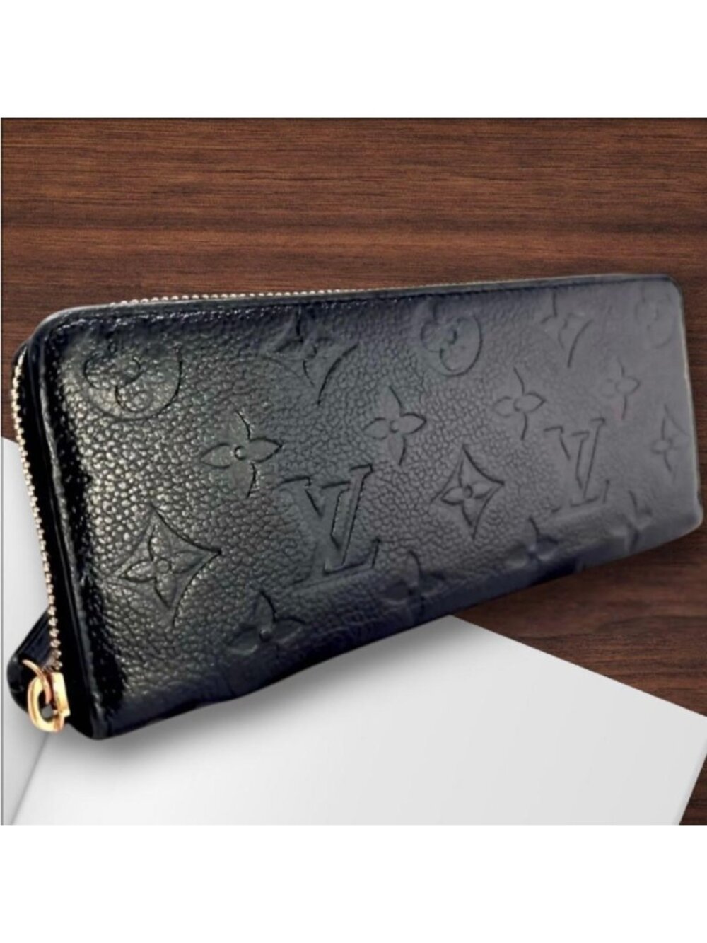 Louis Vuitton Shape Empreinte Portefeuille Clemence Wallet